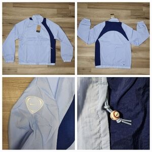 Nike Total 90 Football Soccer Tracksuit Jacket Windbreaker Blue Men's Size L New